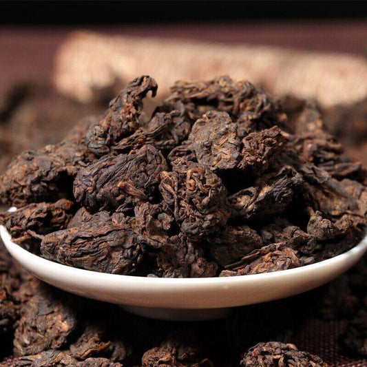 Lao cha puerh (gabaliukais)